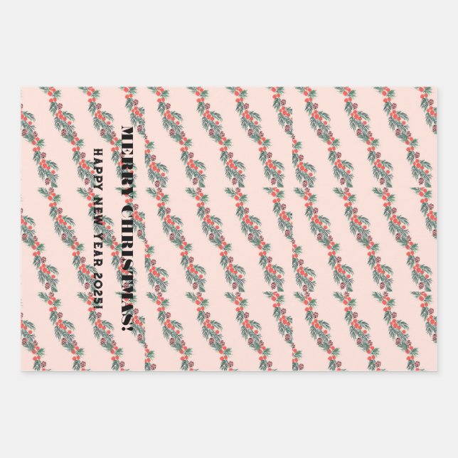 Weihnachtspapier 3 geschenkpapier set (Vorderseite)