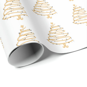 Weihnachtspapier - Bäume Geschenkpapier