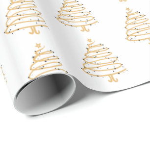 Weihnachtspapier - Bäume Geschenkpapier