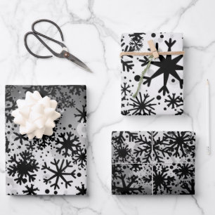Weihnachtspapier Flachblatt-Set Geschenkpapier Set