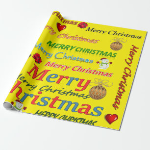 Weihnachtspapier Frohe Weihnachten Geschenkpapier