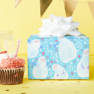 Weihnachtspapier für Snowman Geschenkpapier