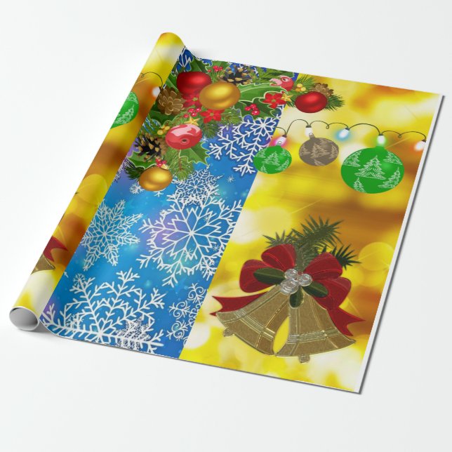 Weihnachtspapier Geschenkpapier (Ungerollt)