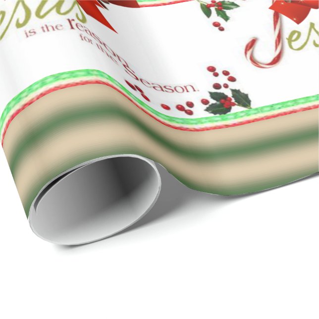 Weihnachtspapier Geschenkpapier (Rolleneckpunkt)