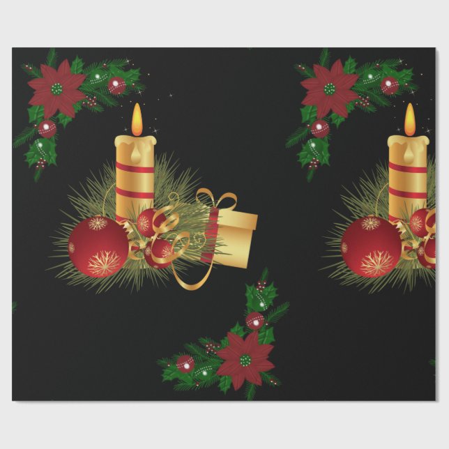 Weihnachtspapier Geschenkpapier (Flach)