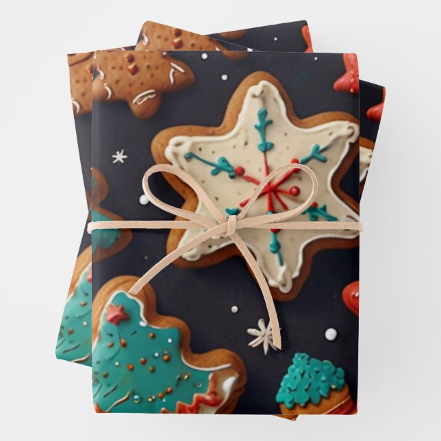 Weihnachtspapier Geschenkpapier Set (Beispiel)