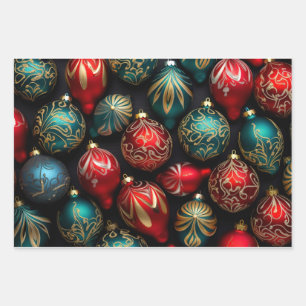 Weihnachtspapier Geschenkpapier Set