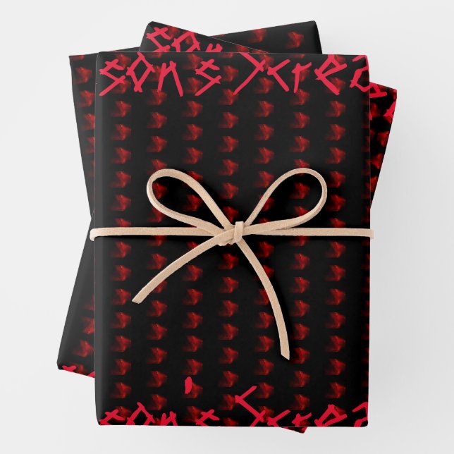Weihnachtspapier Geschenkpapier Set (Beispiel)
