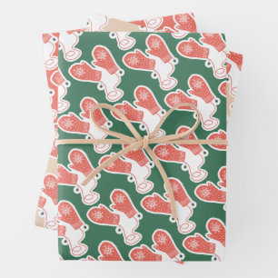 Weihnachtspapier Geschenkpapier Set