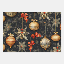 Weihnachtspapier Geschenkpapier Set