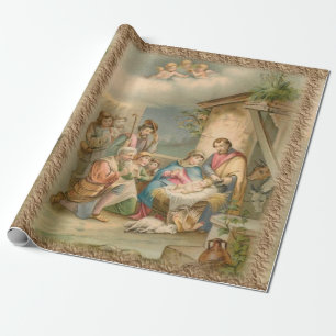 Weihnachtspapier Jesus Geschenkpapier