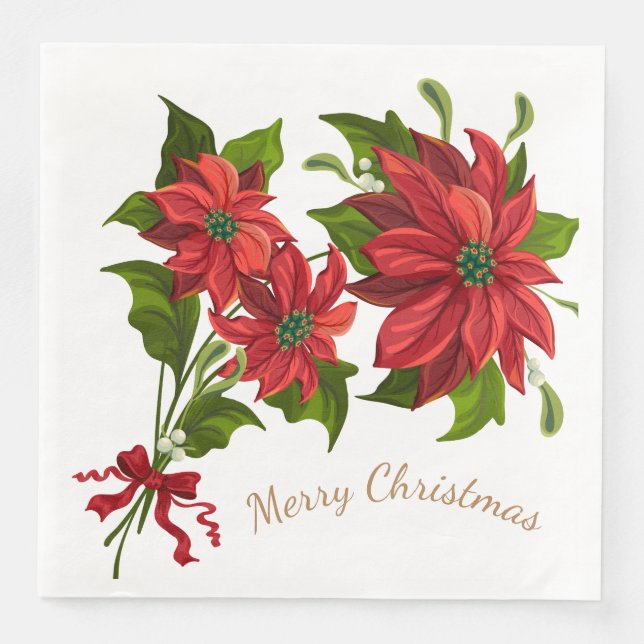 Weihnachtspapier Napkins Serviette (Vorderseite)