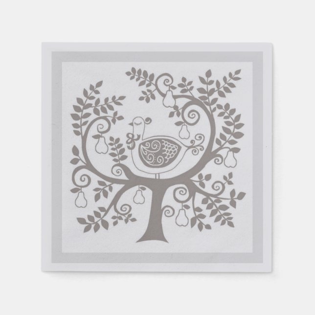 Weihnachtspapier Napkins Serviette (Vorderseite)