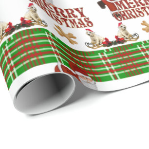 Weihnachtspapier Santa Geschenkpapier
