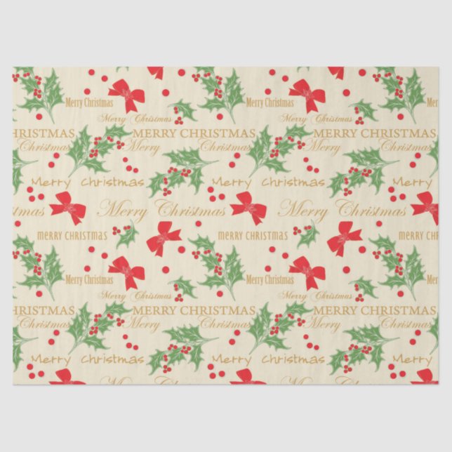 Weihnachtspapier Seidenpapier (Vorderseite)