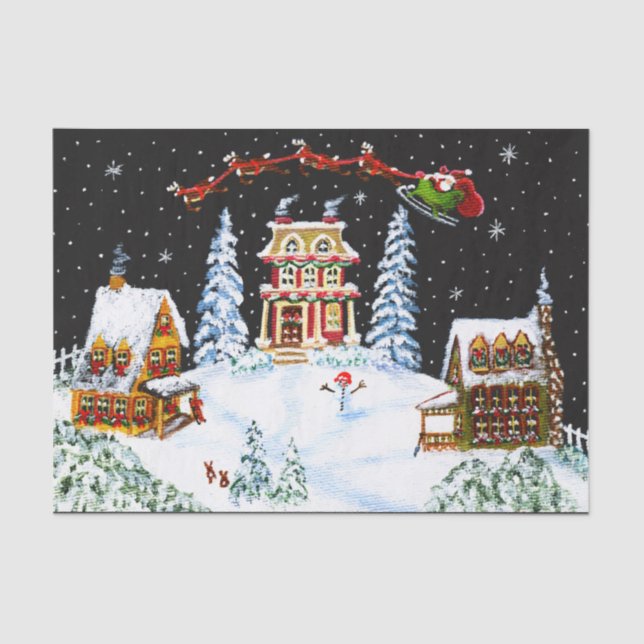 Weihnachtspapier Seidenpapier (Vorderseite)