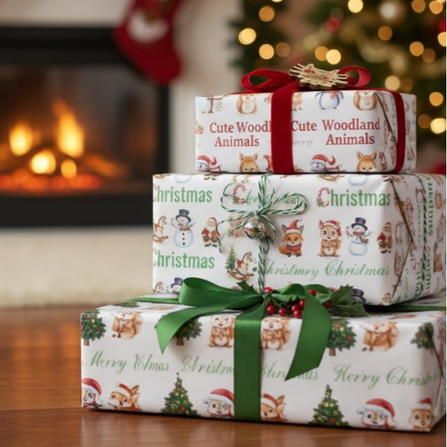 Weihnachtspapier-Set Geschenkpapier Set (Von Creator hochgeladen)