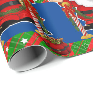 Weihnachtspapier Weihnachtsmann Geschenkpapier