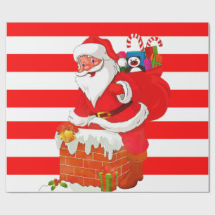 Weihnachtspapier Weihnachtsmann Geschenkpapier