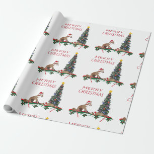 Weihnachtspapier, Wildtiere Geschenkpapier