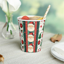 Weihnachtspapierbecher – Weihnachtsmann