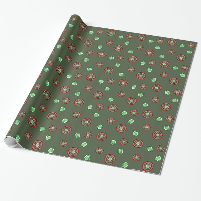 Weihnachtspapierfarben Geschenkpapier (Ungerollt)