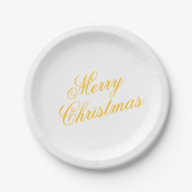 Weihnachtspapierteller – Festliche Feiertagsgeschi Pappteller (Vorderseite)