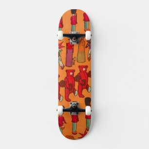 Weihnachtsparade mit Vintage-Spielzeug 1907 Puck-M Skateboard