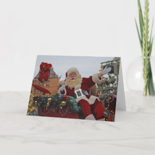 Weihnachtsparade Santa Tradition Stadt Attraktion Feiertagskarte