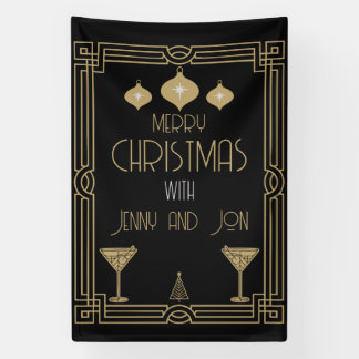 WEIHNACHTSPARTY IM STIL DER 1920ER JAHRE BANNER