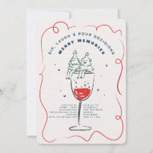 WEIHNACHTSPARTY MIT TRINKEN, LACHEN UND ENTSCHEIDU