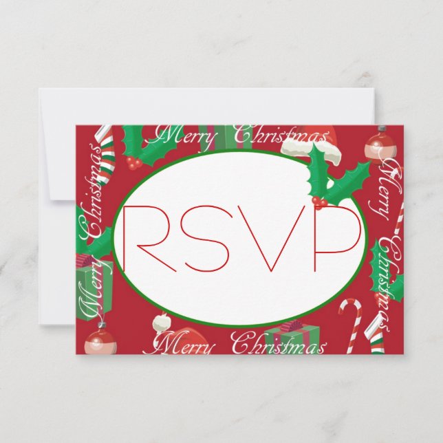WeihnachtsParty UAWG RSVP Karte (Vorderseite)
