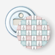 Weihnachtspastel Blau und Rosa Modernes Muster