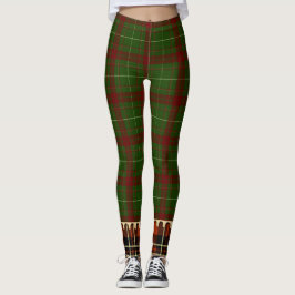 Weihnachtspatchwork Kariert Leggings