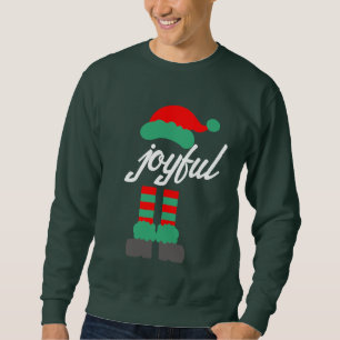 Weihnachtspenden   Joyful Santa Sweatshirt Hoodie