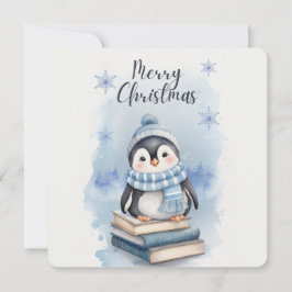 Weihnachtspenguin Einladung