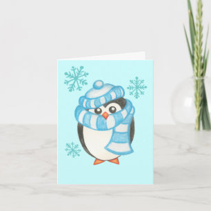 WeihnachtsPenguin Feiertagskarte
