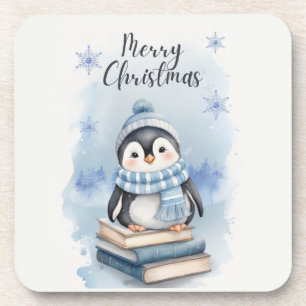 Weihnachtspenguin Getränkeuntersetzer