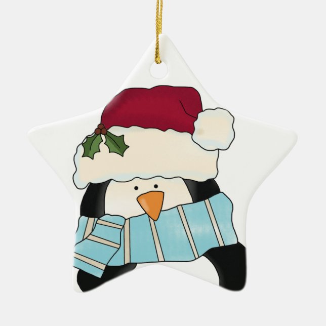 Weihnachtspenguin Keepake Ornament (Vorne)
