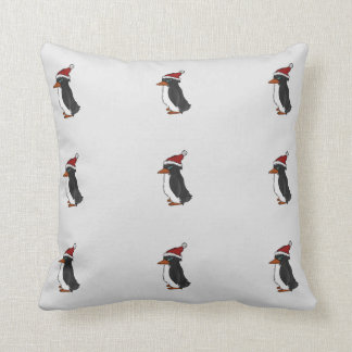 Weihnachtspenguin Kissen