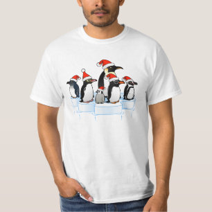 Weihnachtspenguin-Party T-Shirt