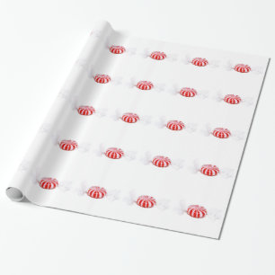Weihnachtspfefferminz Geschenkpapier