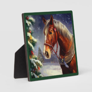 Weihnachtspferd 1 fotoplatte