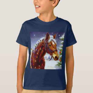 Weihnachtspferd 3 T-Shirt
