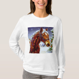 Weihnachtspferd 3 T-Shirt