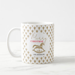 Weihnachtspferd aus Holz Kaffeetasse