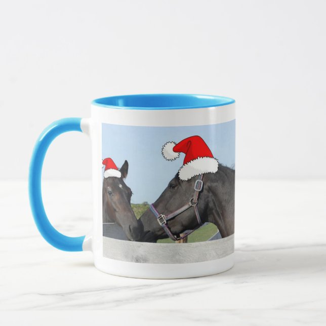 Weihnachtspferd & Pony Tasse (Links)
