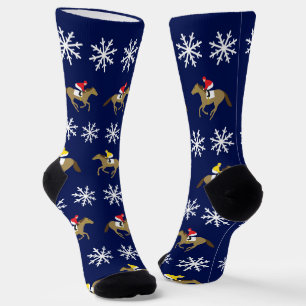 Weihnachtspferd Socken