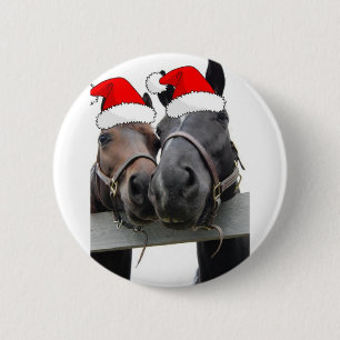 Weihnachtspferde Button