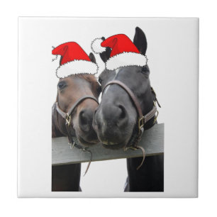 Weihnachtspferde Fliese